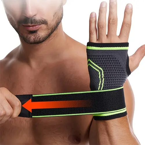 Poignet de maintien élastique de sport – Confort et soutien optimal marchinettn.webp