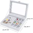 Boîte de Rangement Luxe pour Bijoux avec Couvercle Dimensions.webp