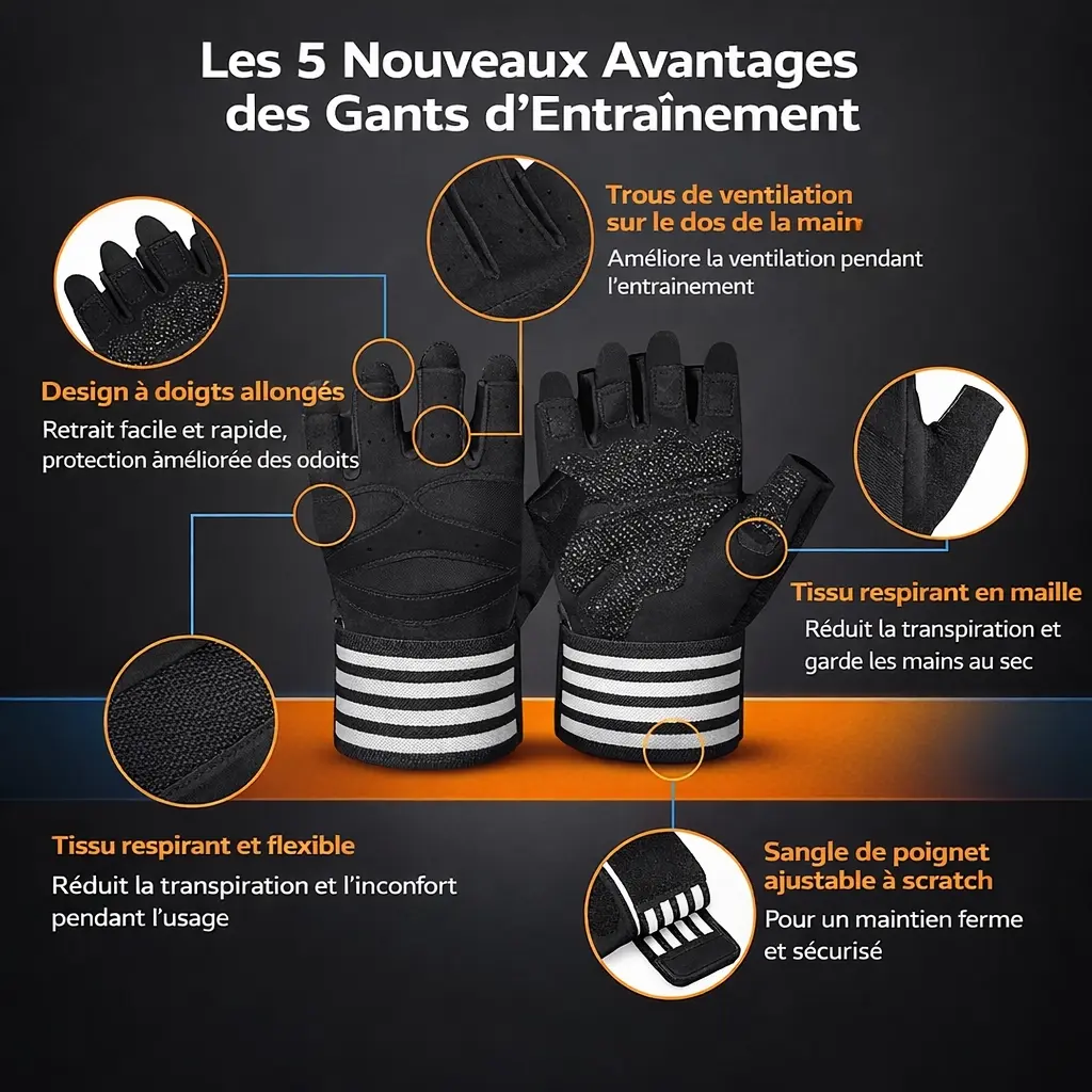 Gants de Musculation Antidérapants – Poignet Renforcémarchinet.webp
