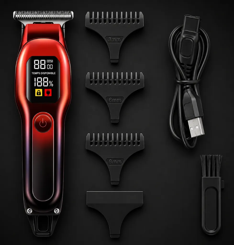 Tondeuse Professionnelle Sans Fil LCD.webp