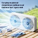 Ventilateur Double Turbo Rechargeable USB-C Portable – Refroidissement Puissant marchinettn.webp