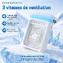 Ventilateur Climatiseur Portable 3-en-1 USB avec Brumisation & Lumière LED RGB marchinettn.webp