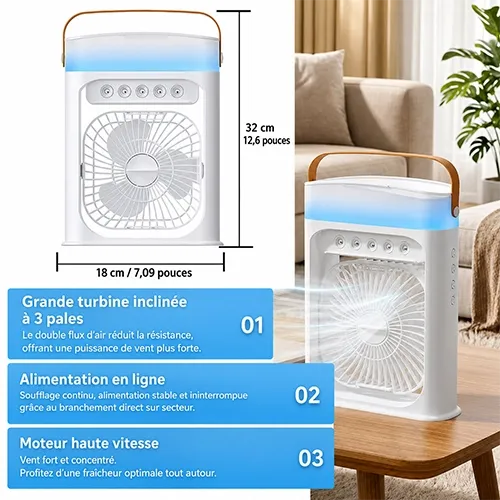 Ventilateur Climatiseur Portable 3-en-1marchinet.webp