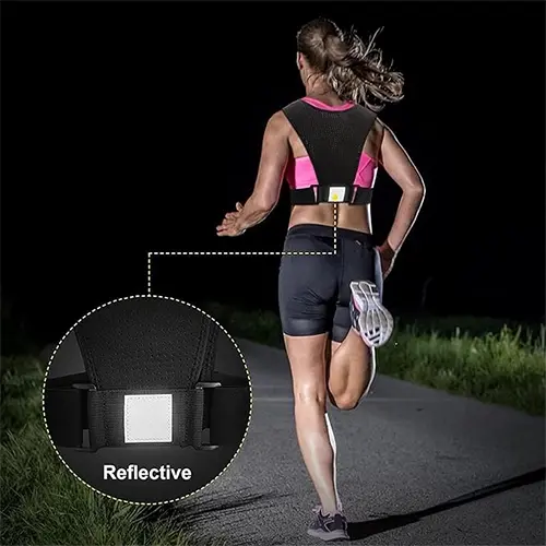 Gilet de Course Réfléchissant Tunisie  Sécurité & Confort Running marchinettn4.webp