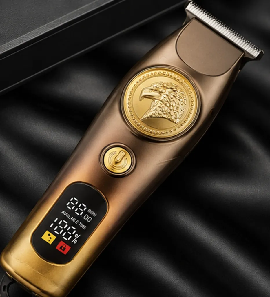 Tondeuse Professionnelle Sans Fil Trimmer X TM-T98D – Hair Clipper USB Rechargeable avec Écran LED MARCHINETTN.webp