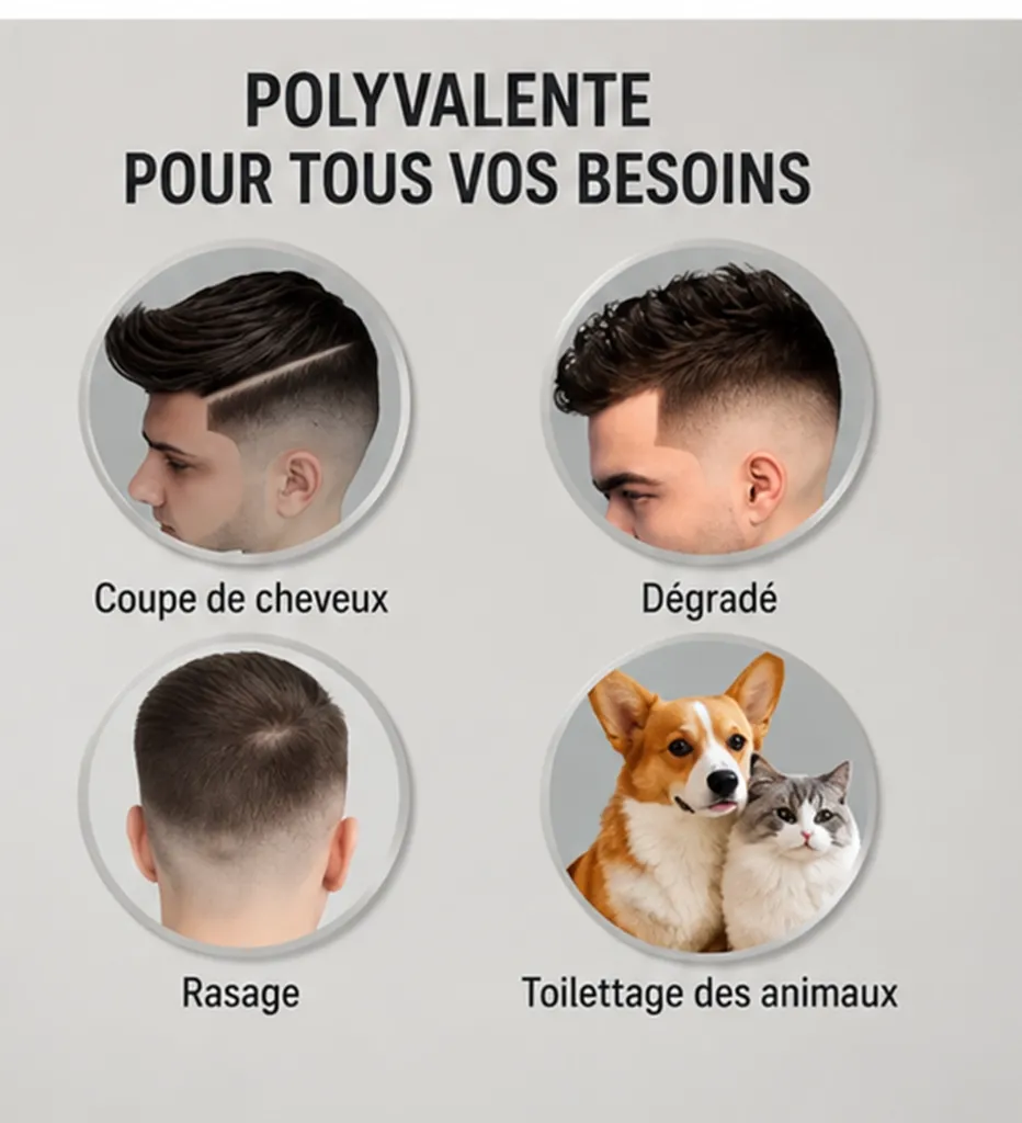 Trimmer X TM-T102 – Tondeuse Professionnelle Sans Fil LED.webp