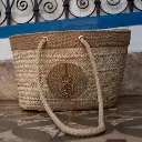 Couffin Artisanal Nabeulien avec Broderie Fait Main en Doum marchinettn1.webp