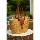 Sac en Osier Naturel avec Finition Cuir – Tunisie marchinet.webp