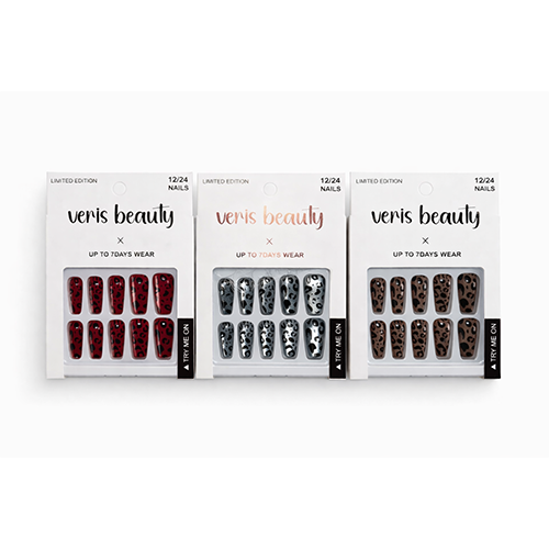 Faux Ongles Léopard Premium – Press On Nails 12/24 Pièces Longue Tenue | VB-L3-LEO-002