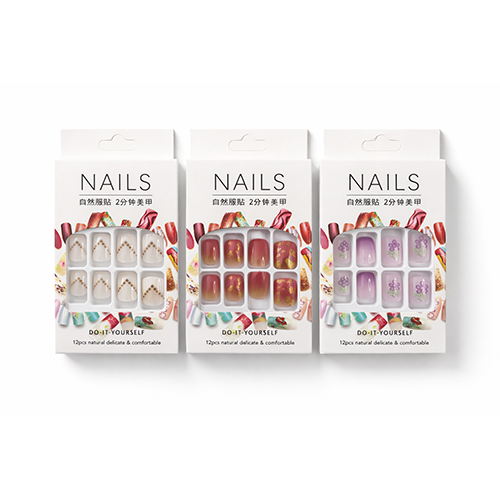 Faux Ongles Press-On Élégants – Pack 3 Styles | MN-FN-003