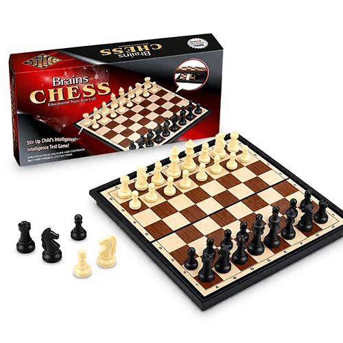 Jeu d’Échecs Complet 33×33 cm Pliable – Développe Intelligence & Concentration | Livraison Tunisie