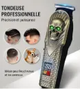 Trimmer X TM-T102 – Tondeuse Professionnelle Sans Fil LED Skull
