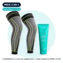 Pack Genoux Confort – 2 Genouillères Longues + Crème Apaisante ARVEA 100 ml
