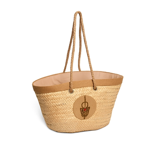 Couffin Artisanal Nabeulien avec Broderie – Fait Main en Doum