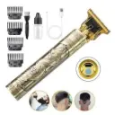 Tondeuse de précision professionnelle rechargeable – Design dragon doré