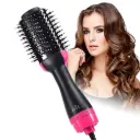 Brosse Soufflante Chauffante 2 en 1 – 2500W Séchage & Coiffage Rapide