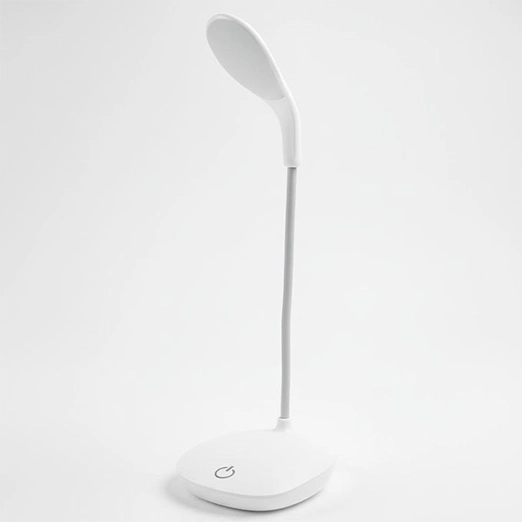 Lampe LED de Bureau Flexible 14 LEDs – Rechargeable USB, 3 Niveaux de Lumière, Tactile