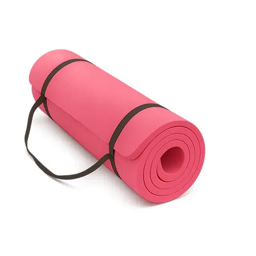 Tapis de Sport Rose Épais 183×60×1 cm – Fitness, Yoga & Bien-être