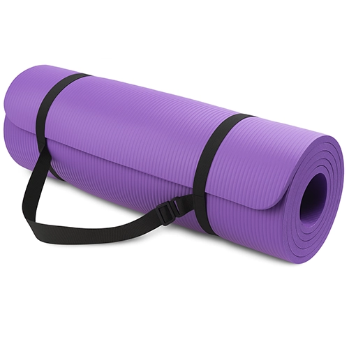 Tapis de Sport Violet Antidérapant 183×60×0,8 cm – Fitness, Stretching & Cardio – Tunisie