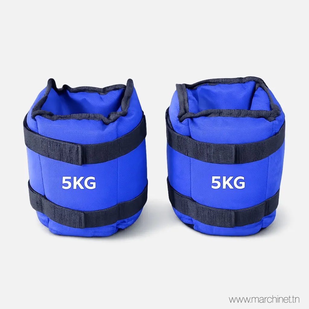 Paire de poids chevilles & poignets – Total 5 kg (2,5 kg par pièce)– Fitness, Musculation